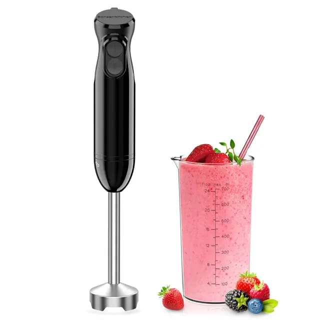 Bonsenkitchen HB3202 Stabmixer Set 1000W mit Messbecher – Bild 1