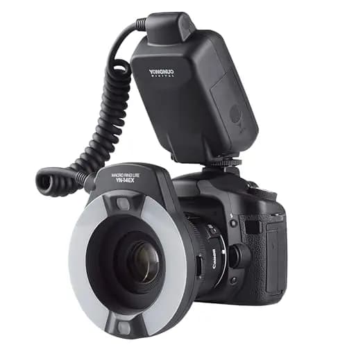 Yongnuo YN-14EX Makroblitz Ringblitz Ringleuchte für Canon Kamera – Bild 1