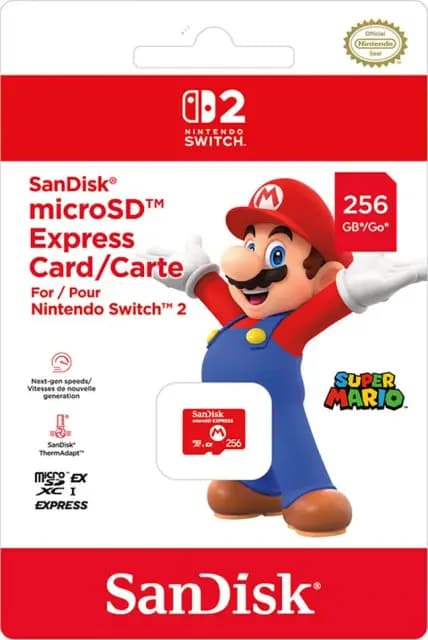 SanDisk Nintendo Switch 256GB Speicherkarte