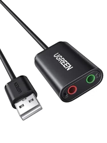UGREEN USB Soundkarte Klinke Adapter