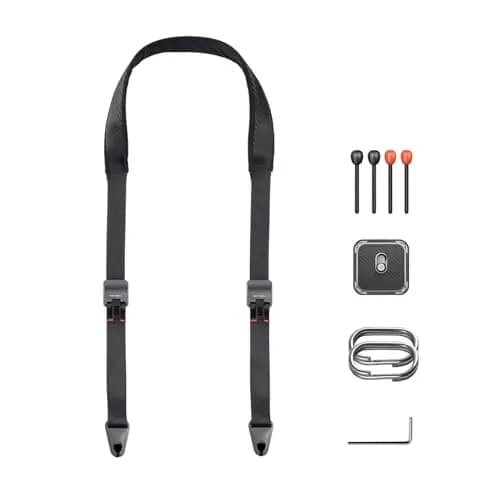 PGYTECH Kamera Schultergurt Breit Kameragurte für Fotografen 110-152 CM Verstellbarer Schnellverschluss Kamera Nackengurt für DSLR SLR