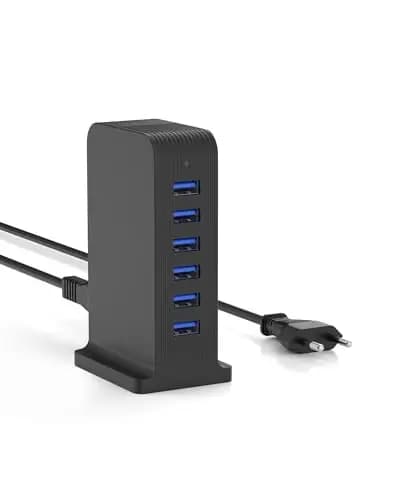 POANES 25W 6-Port USB Ladestation