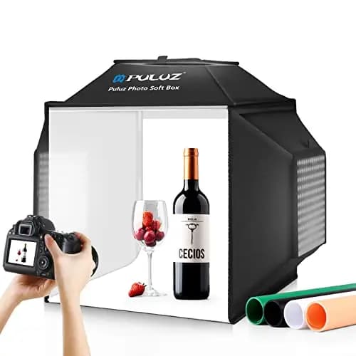 PULUZ 40x40cm Fotobox mit LED-Beleuchtung