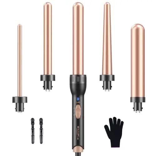 BESTOPE MIX L-F9 Keramik-Lockenstab Set 5-in-1 – Bild 1