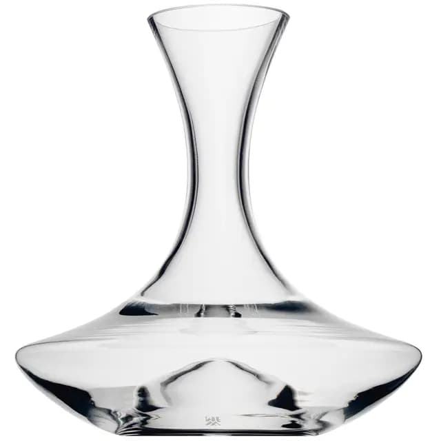 WMF Weindekanter mit Hohlboden 1,5l, Höhe 24,6 x 22,7 x 22,6, Glas, Dekantierflasche für Rotwein, Weinbelüfter, pflegeleicht, formschön, edel, hochwertig, Durchsichtig