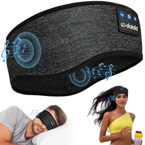 LC-dolida LC01 Bluetooth 5.4 Stirnband-Schlafkopfhörer