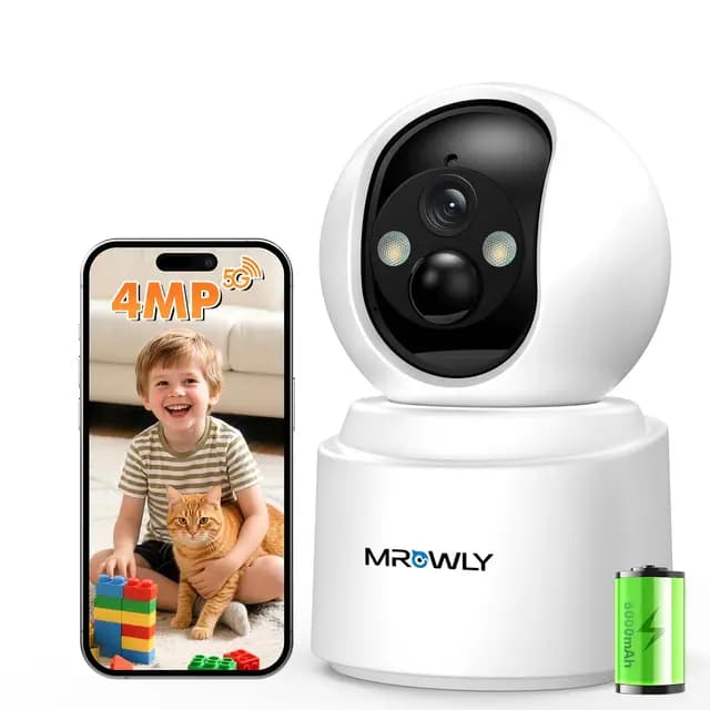 Mrowly 4MP WLAN Überwachungskamera