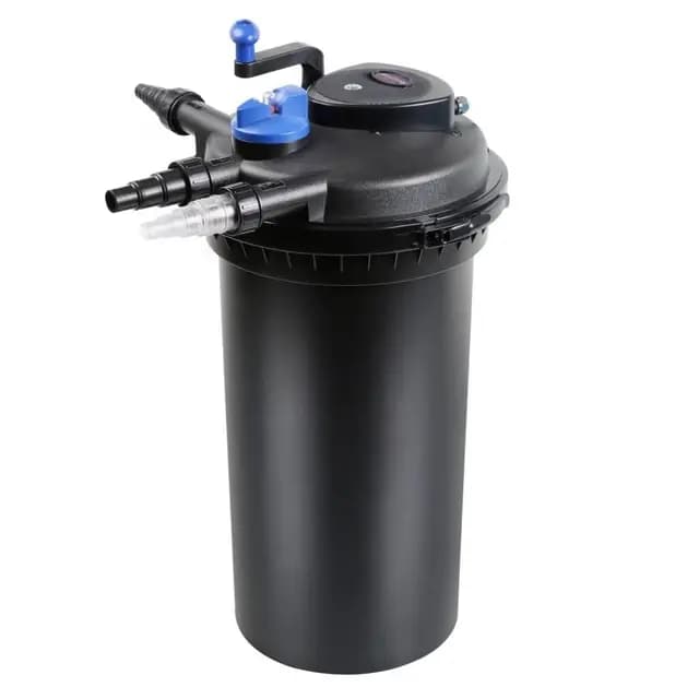 AquaOne CPF 15000 Bio Druckteichfilter 30000l Teichfilter Bachlauf inkl.18 Watt UVC Klärer Druckfilter Bachlauf UVC Lampe Klar