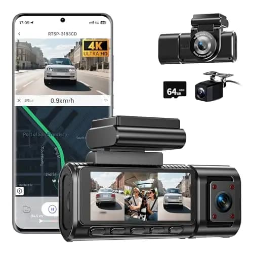 Adelagnes 3-Kanal Dashcam