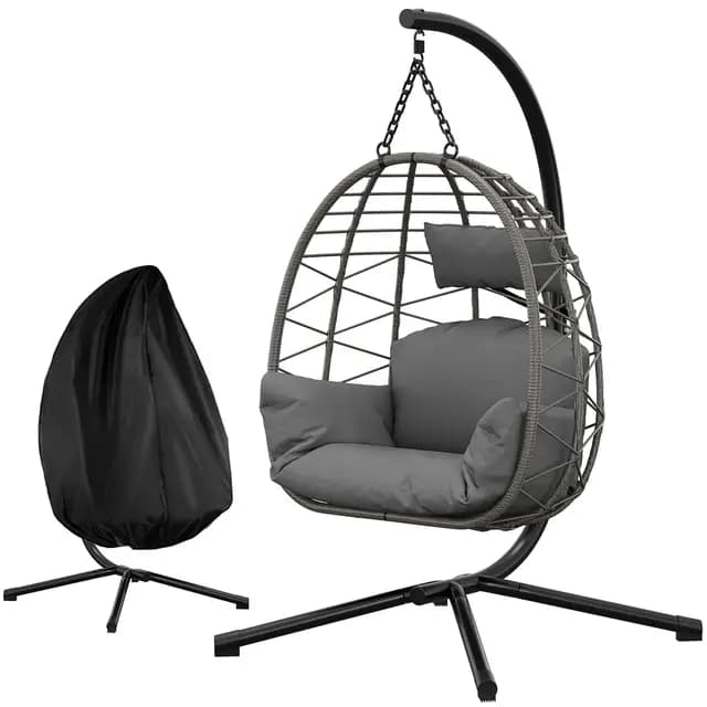 GarveeTech Rattan Hängesessel