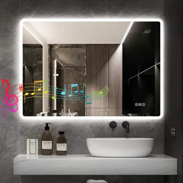 STARLEAD LED-Badezimmerspiegel 80x60cm