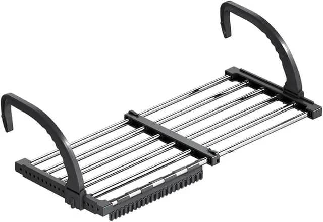 64-110cm heizkörper Wäscheständer heizkörpertrockner wäscheständer Balkon, ausziehbar wäschetrockner, multifunktional wäschetrockenständer