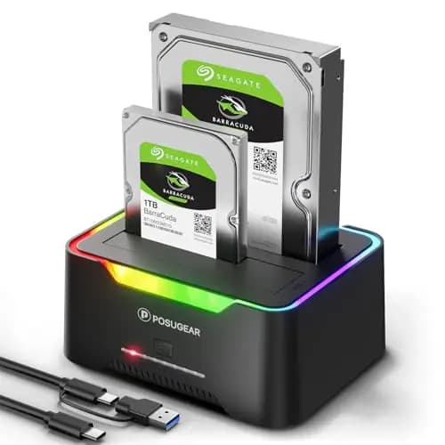POSUGEAR YPW Dual Bay Festplatten Docking Station