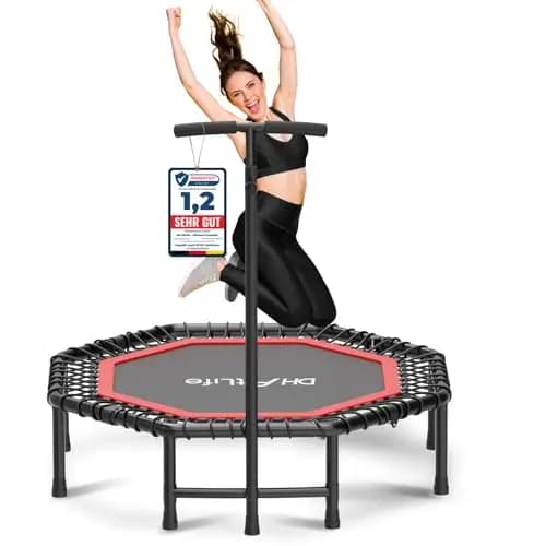 DH FitLife Bbc07-a Klappbarer Fitness-Trampolin