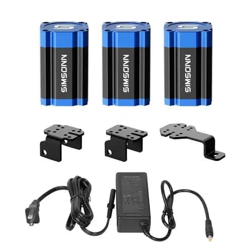 SIMSONN Rennsimulator-Pedale Vibrationsmotormodul VAM und VAM Pro Haptic Pedals Reactor (VAM PRO 3 PCS PER SET)