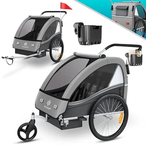 KESSER Sport-RX Kinderfahrradanhänger