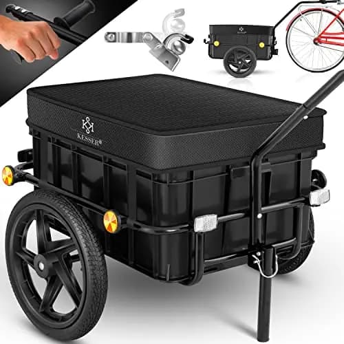 KESSER Fahrradanhänger Lastenanhänger 70 L