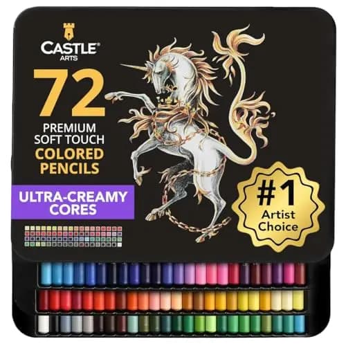 Castle Art Supplies 72 Buntstifte Set