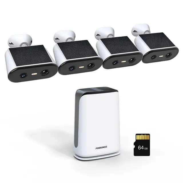 FOSSENXE 2K Solar WLAN Überwachungskamera