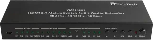 FeinTech HDMI 2.1 Matrix Switch 4x2