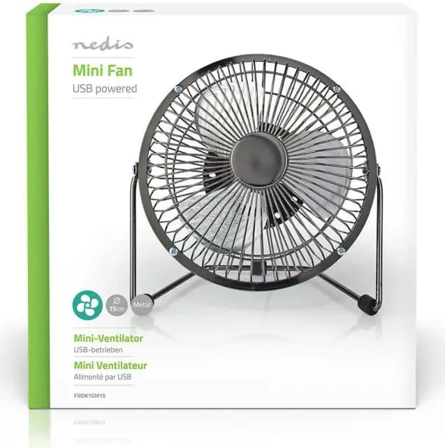 Nedis FNDK1 USB Mini Ventilator