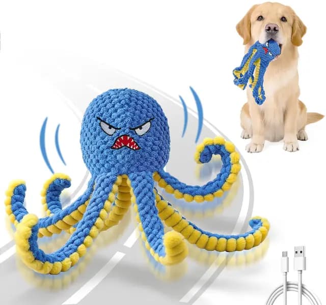 Qraxond Oktopus Hundespielzeug