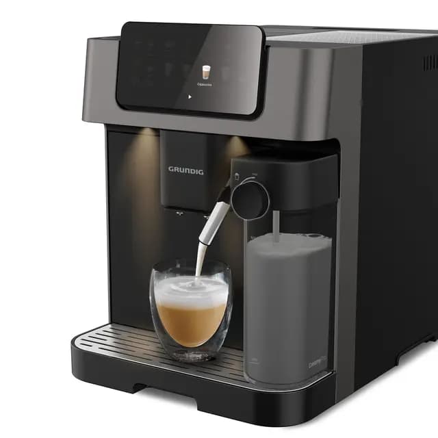 Grundig KVA 7230 Kaffeevollautomat Schwarz/Dunkelsilber – Bild 1