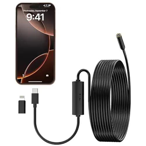 ILIHOME Endoskopkamera 1080P HD mit 8 LED 7,9 mm