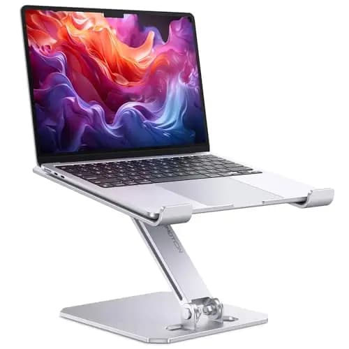 OMOTON LA09 Aluminium Laptopständer höhenverstellbar faltbar Silber