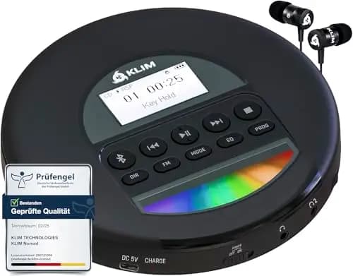 KLIM Nomad Tragbarer CD-Player