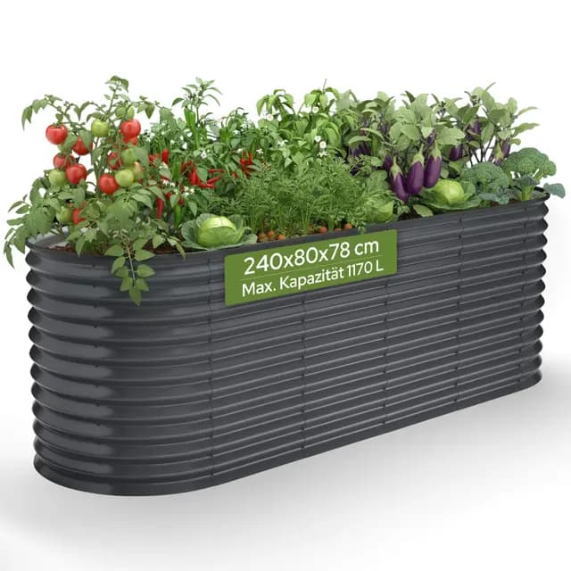 Arebos Oval Hochbeet