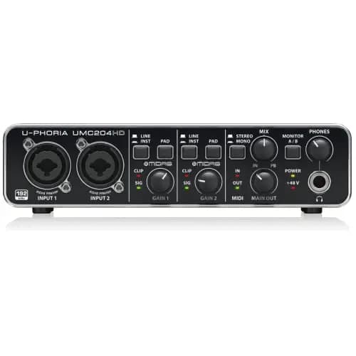 Behringer U-PHORIA UMC204HD Audio-Interface