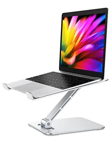 Babacom B09 Laptopständer höhenverstellbar faltbar Silber