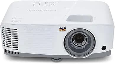ViewSonic PA503W Projector, 4000 ANSI Lumens, WXGA 1280x800, 22,000:1 Contrast, Up to 300" Image, HDMI, Vertical Keystone ±40°, Built-in 2W Speaker