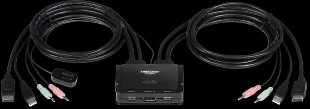 TRENDnet 2-Port DisplayPort KVM Switch