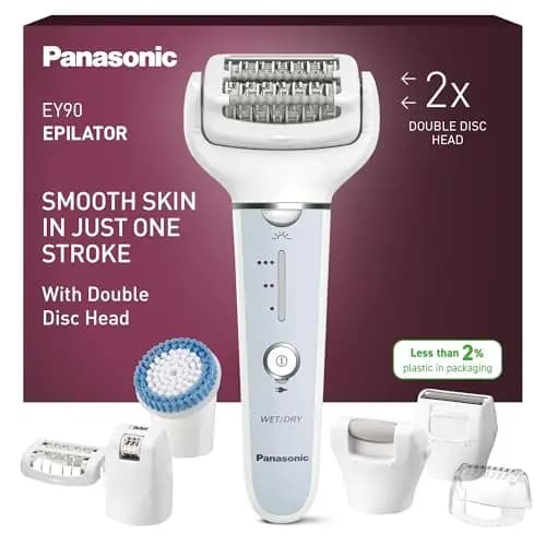 Panasonic ES-EY90 Nass/Trocken-Epilierer mit 60 Pinzetten