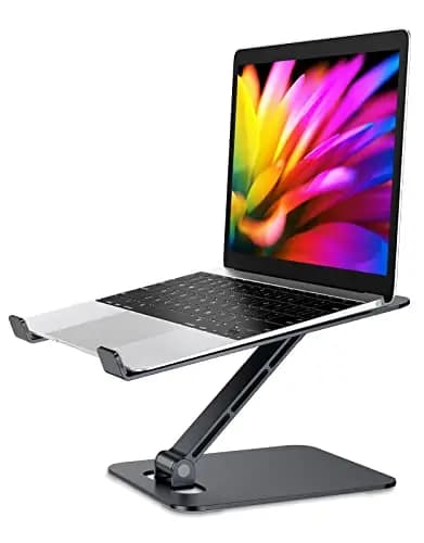 Babacom Laptopständer Höhenverstellbar Aluminium Schwarz