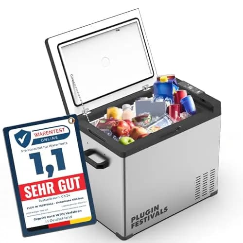 Plug In Festivals 50L Kompressor Kühlbox