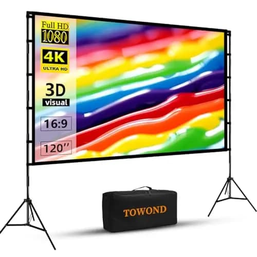 TOWOND 120 Zoll Projektor-Leinwand