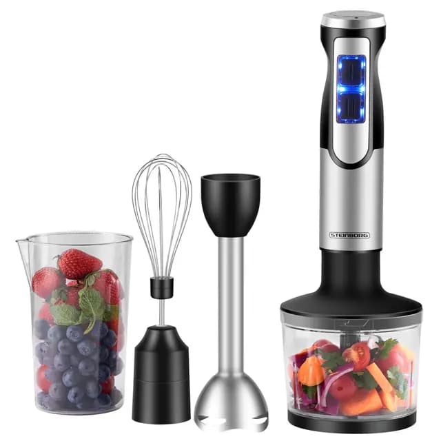 Steinborg SB-7070 Stabmixer-Set 1200 W Edelstahl – Bild 1