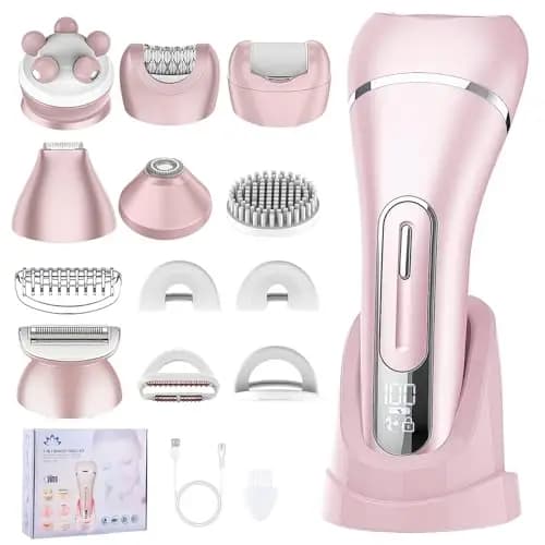 Focenat 7-in-1 Epilierer Damen IPX7 mit LED-Anzeige