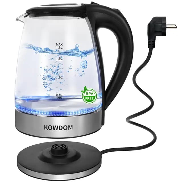 kowdom ZY-304-1 Glas-Wasserkocher