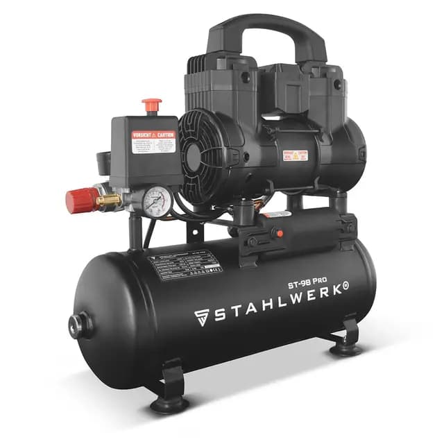 STAHLWERK ST-98 Pro Ölfreier Kompressor