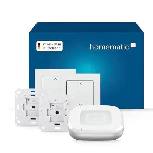 Homematic IP Smart Home Starter Set Rollladensteuerung – intelligente Steuerung von Rollläden und Markisen, auch per kostenloser App, 162171A0
