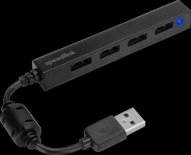 Speedlink Snappy Slim 4-Port USB-Hub passiv, USB-A 2.0 [Stecker]