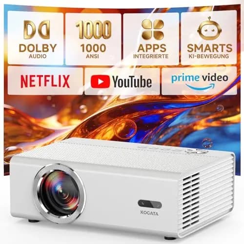 KOGATA Projektor 4K Smart Beamer – Bild 1