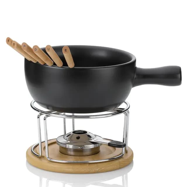 kela Natura Keramik Käsefondue Set