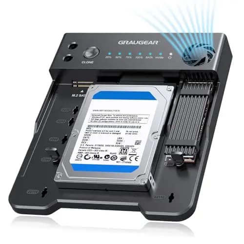 GRAUGEAR M2 NVMe SSD Clone Station