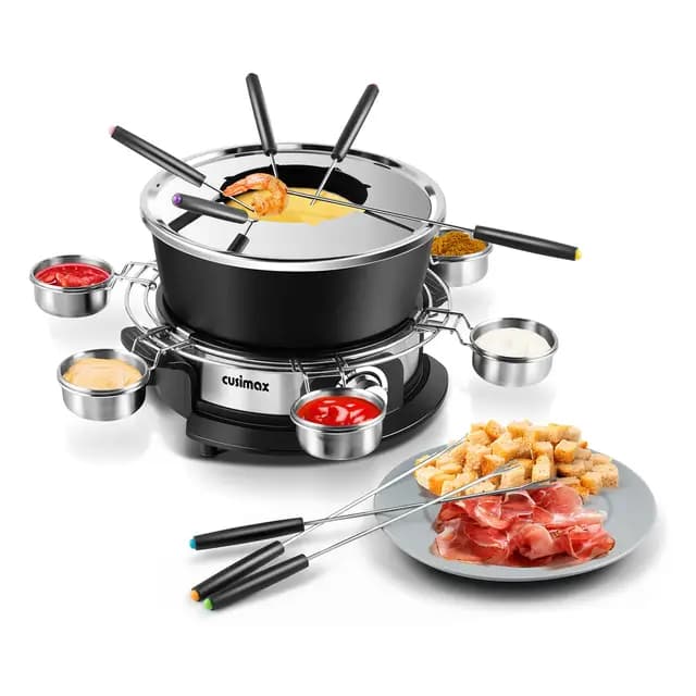 CUSIMAX Elektrisches Fondue-Set