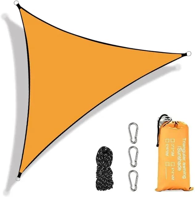 Yuragim Dreieckiges Sonnensegel 3x3x3 m
